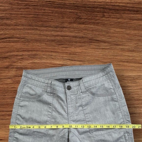 KUHL Pants Women's Birch Cabo Kapri Rib Knit Front Pockets Style 6407 Sz:6 - Picture 12 of 16
